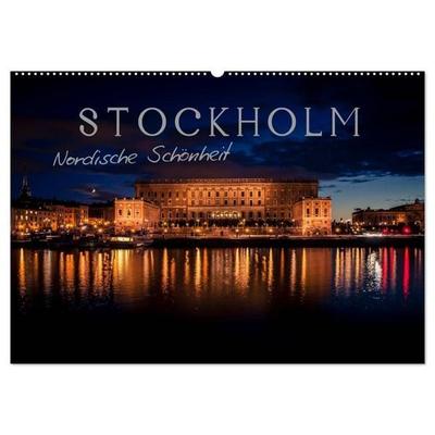 Stockholm - Nordische Schönheit (Wandkalender 2027 DIN A2 quer), CALVENDO Monatskalender