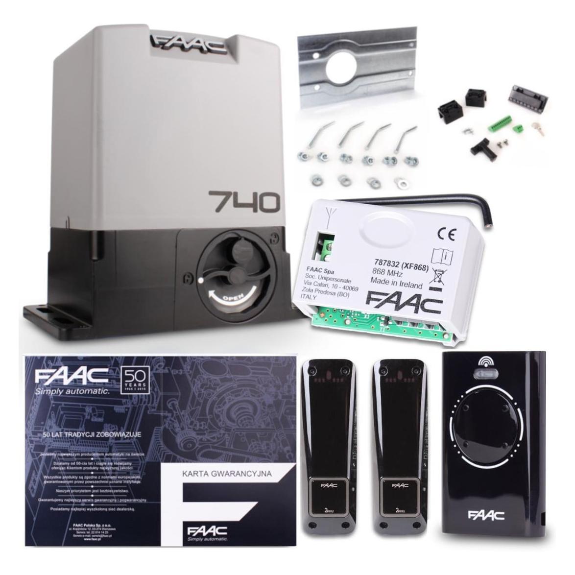 STARTERKIT FÜR SCHIEBETORE MAX 500KG DELTA 2 - 740 (11214)