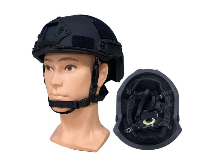 Casque tactique FAST - Casque tactique rapide en fibre de haute qualité. Casque tactique Wendy's avec coussin flottant suspendu. Chasse en plein air