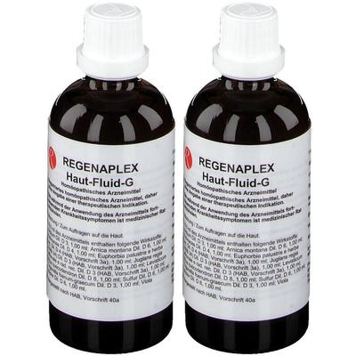 Regenaplex Haut-Fluid G 2x 2x100 ml Flüssigkeit