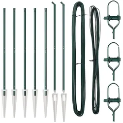 vidaXL, Zaunpfosten + Pfähle, Raronus (7 x Spike-Pfosten)