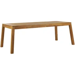 GARTENTISCH Akazienholz hellbraun 210/90 cm Livorno