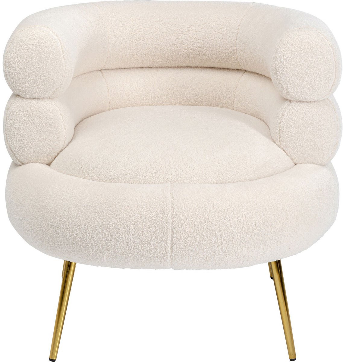 Fauteuil Livelli Kare Design - Creme - Retro