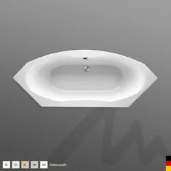 Mauersberger Badewanne „arista“ 2010 × 800 mm in Starwhite