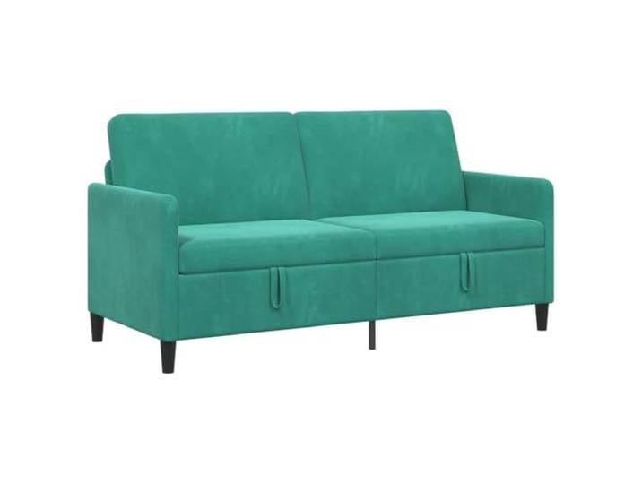 GHVBNMF 3-Sitzer Sofa mit Stauraum 172x78x87 cm Türkis Kompakte 3-Sitzer Couch in Türkis mit Klappfach für das Wohnzimmer und pflegeleichtem Polyesterbezug.