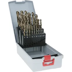Bosch Metallbohrer-Set HSS-Co (Cobalt-Legierung), ProBox, 25-teilig, DIN 338, 1-13 mm - 2608587018