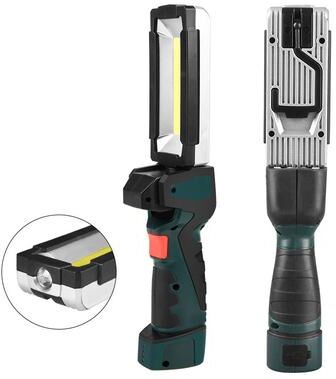 Perfect Picks Market Portable COB LED Work Light USB Rechargeable Emergency Car Garage Lamp green