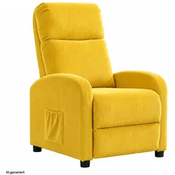 HTI-Living, Sessel, Liegesessel Jasna Cord Gelb