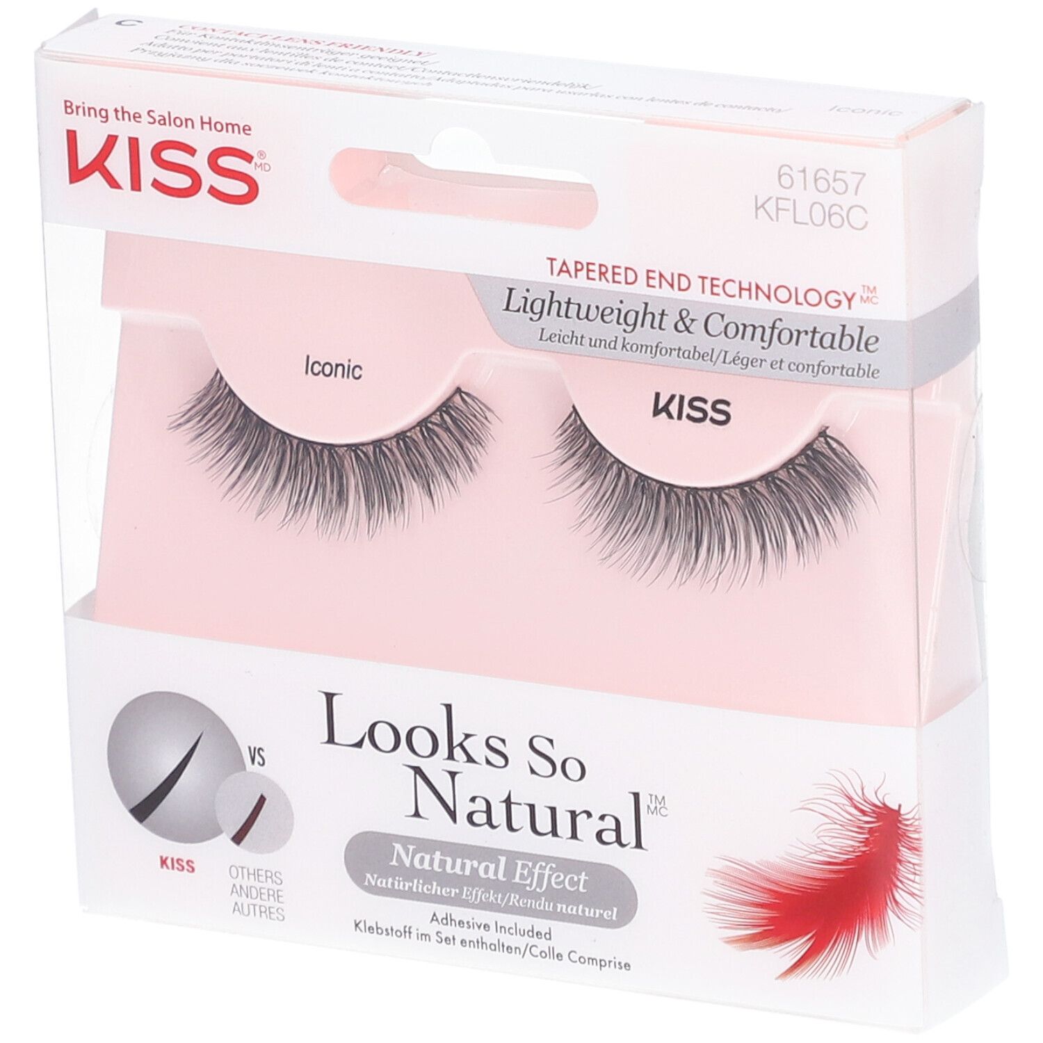 Kiss Look So Natural Lashes Iconic 1 St Sonstige