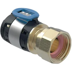 Geberit, Zubehör Sanitärinstallation, FlowFit bergang 32 mm x 1 1/4" mit berwurfmutter 620643001