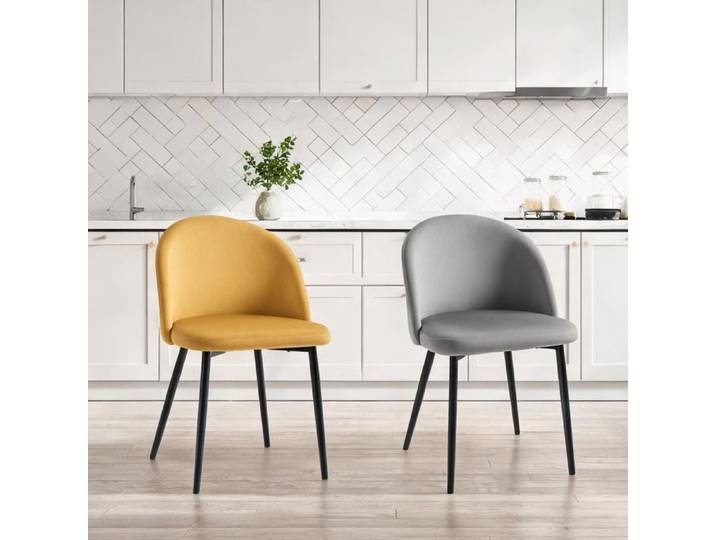 Multicolore and cadre métal noir Dining Chairs and Benches with 19.3 x 19.7 x 30.3 in