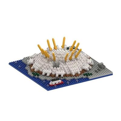 BRIXIES 200236 - Millennium Dome, 3D Konstruktionsbausatz aus Ministeinen, 509 Teile
