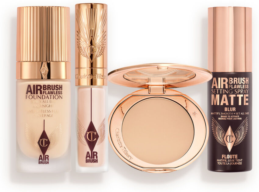 Airbrush Flawless Blur Makeup Kit - Face Kit Charlotte Tilbury 3108 Airbrush Flawless Blur Makeup Kit Size: