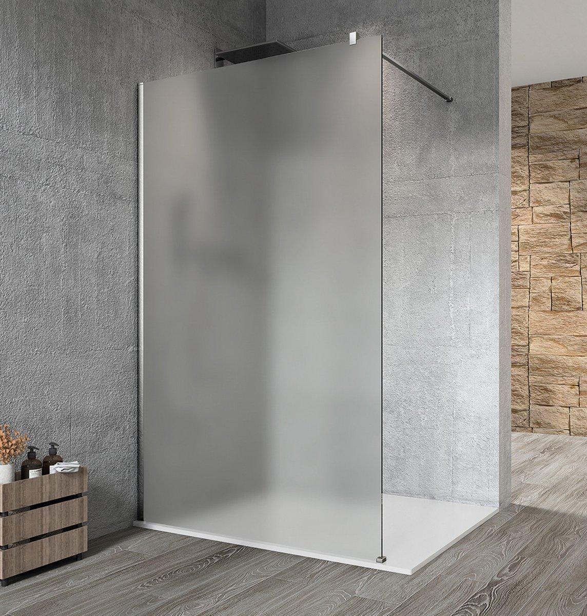 Gelco VARIO CHROME Dusch-Glasteil, Wandmontage, Milchglas, 900 mm