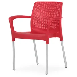 20er-Pack ALEXA RATTAN Stühle Rubinrot