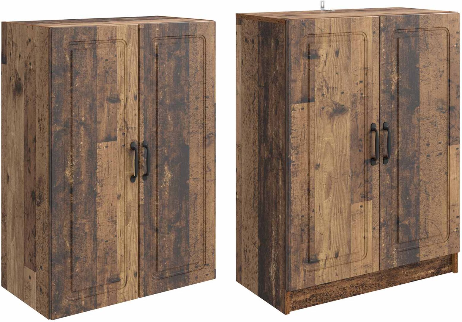 vidaXL Ensemble de Meubles 2 pc Bois d'ingénierie