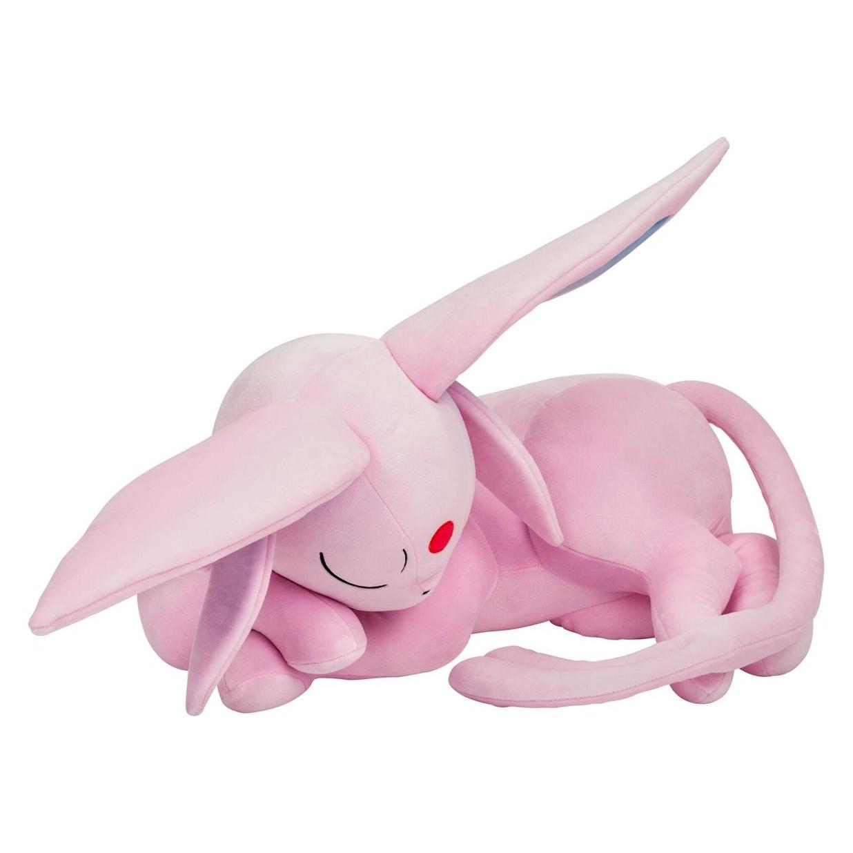 Jazwares Pokemon Plüsch schlafender Espeon / Psiana (45 cm) (PKW4591)
