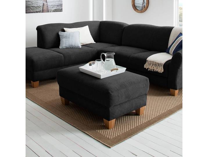 Repose-pieds 101 x 45 x 66cm Noir/Noir