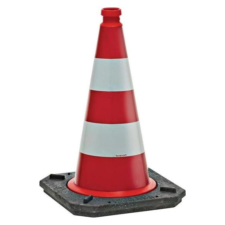 Wemas Leitkegel Höhe 510 mm 2-teilig Folienart RA2B Folie Gewicht 2,9 kg (307.610500.00.02)