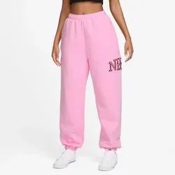 NIKE Studio Fleece Oversize Jogginghose Damen 621 - pink rise/pink smoke M