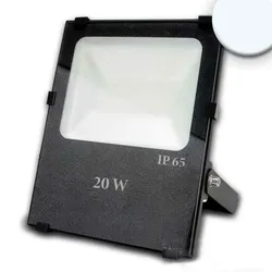 ISOLED Outdoor LED Fluter PRISMATIC 20W, IP66, drehbar und schwenkbar, anthrazit, 6000K 2550lm 110° ISO-113582