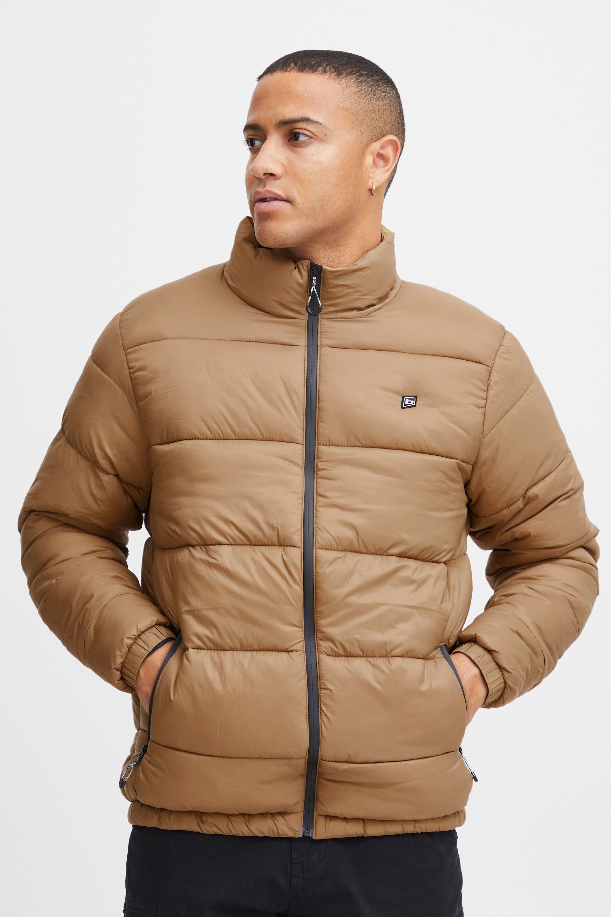 Steppjacke BLEND "Steppjacke BHOuterwear", Herren, Gr. XXL, beige (petrified oak), Obermaterial: 100% Nylon NY., Jacken Steppjacke