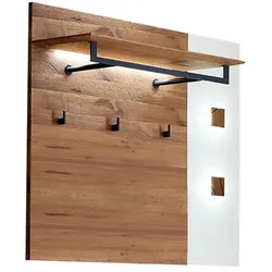 Hartmann Wandgarderobe Caya Holz Braun Eiche