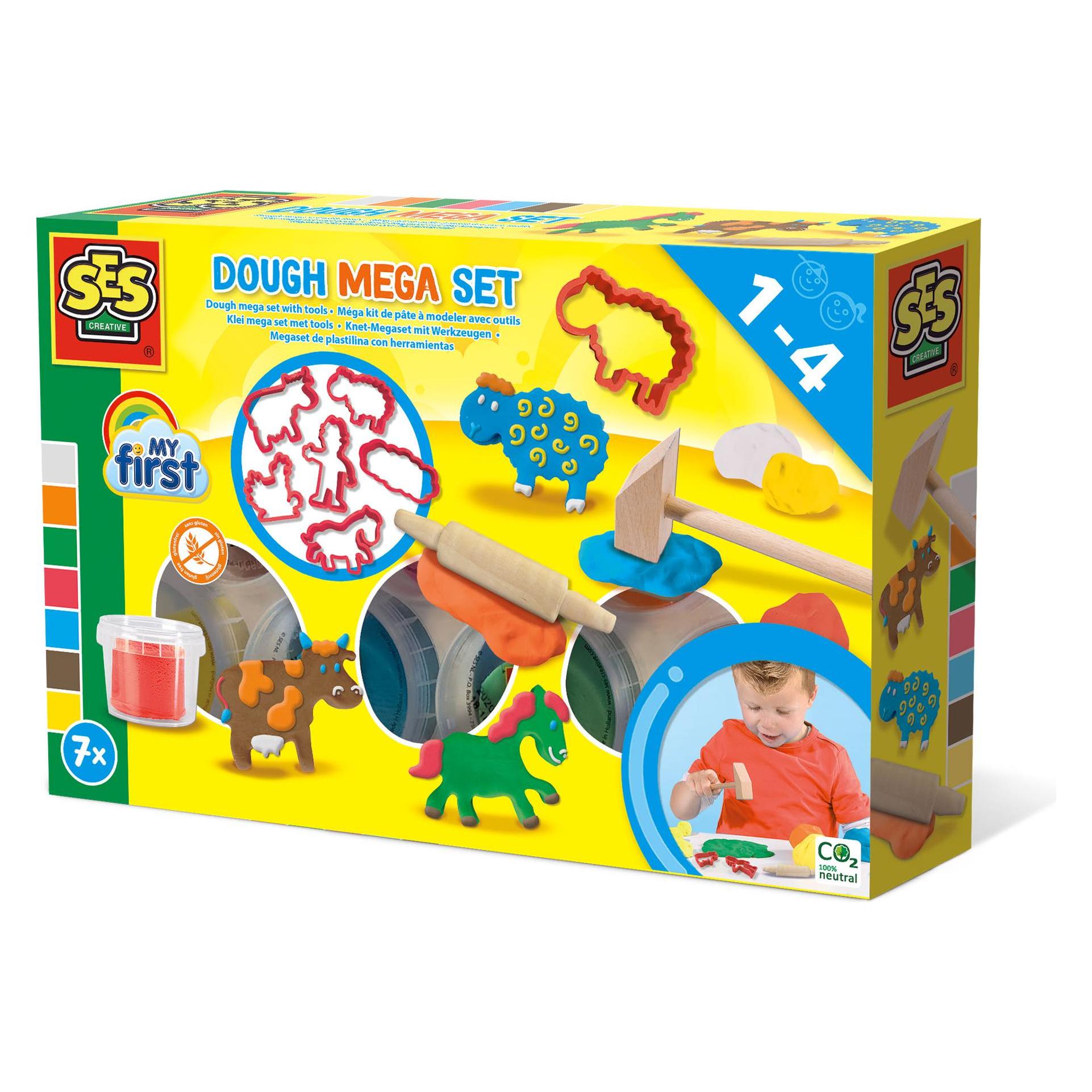 Ses Creative My first Knete Mega-Set mit Werkzeugen (14438)
