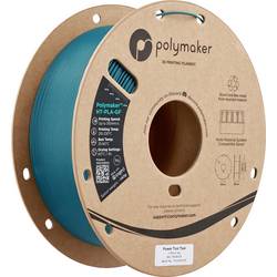 Polymaker PA18009 HT-PLA-GF Filament HT-PLA-GF Hochtemperaturbeständig, Glasfaserverstärkt, Matt, Highspeed Filament 1.75 mm 1000 g Power Tool Teal, Teal 1 St.