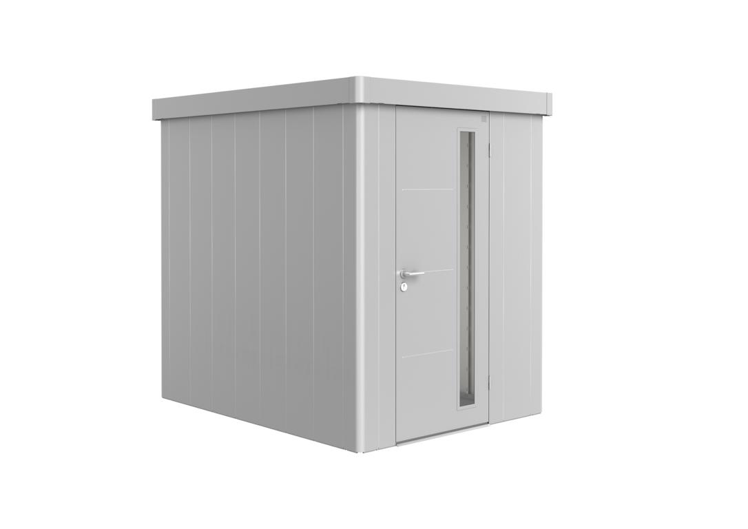 BIOHORTGARTE Gerätehaus Neo 2A Standardtür silber-metallic 16904200