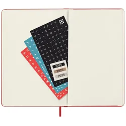 Moleskine, Agenda, Tageskalender (A5, Large 13x21, 1 Tag / 1 Seite)