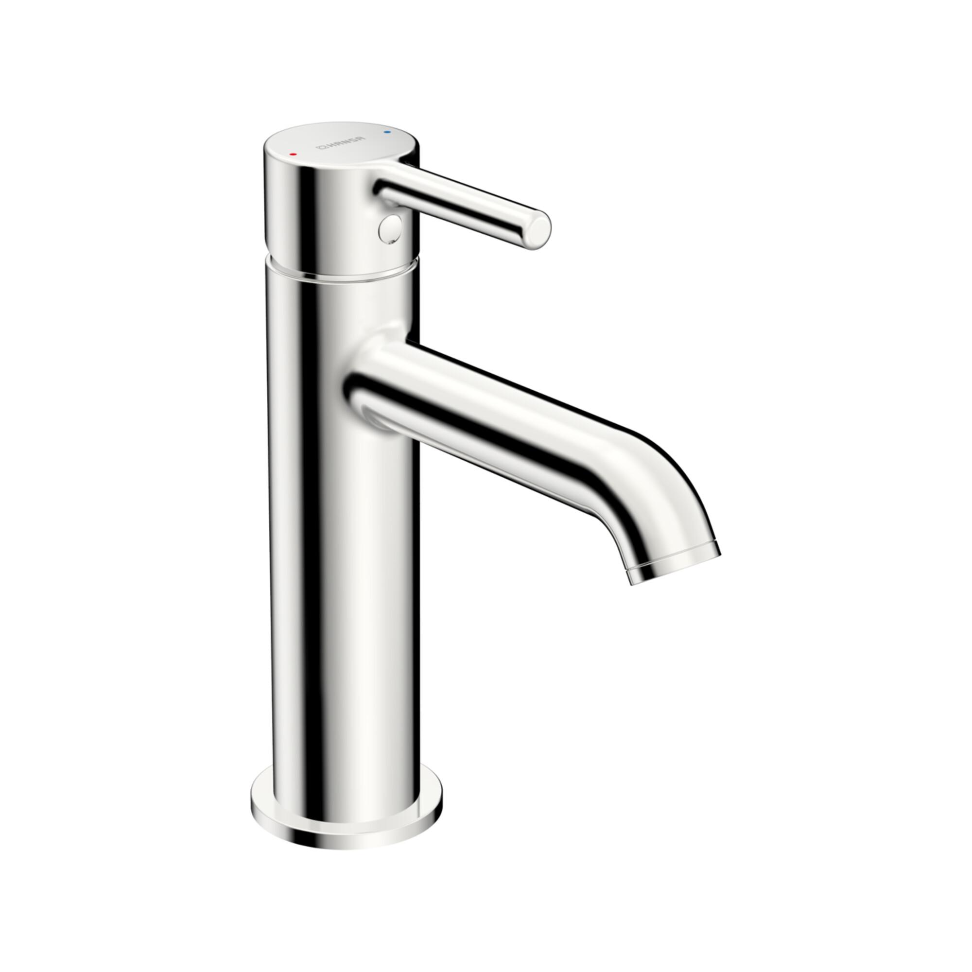 Hansa Waschtisch-Einhebelmischer HANSAVANTIS Style Ausladung 133mm, Eco, chrom, 4,2 l/min (543722070005)
