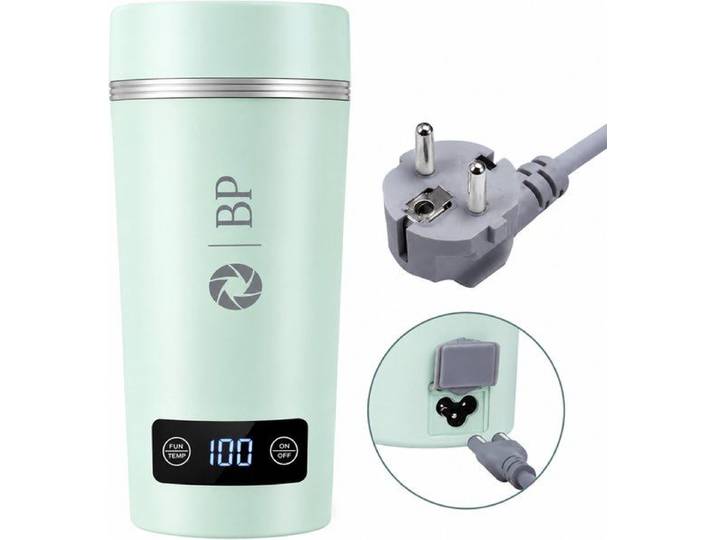 BP® Draagbare Waterkoker - Mini Waterkoker - 3-in-1 Design - Temperatuurregeling - Groen