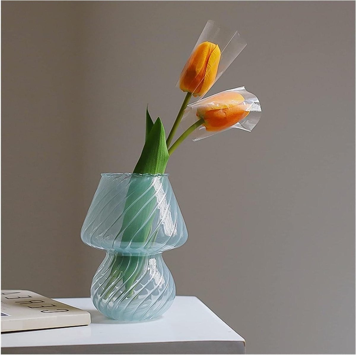 Decoratieve Glazen Vaas in Nordic Stijl - Gekleurd