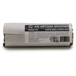 Smudge Stick - White Sage & Cedar 10cm