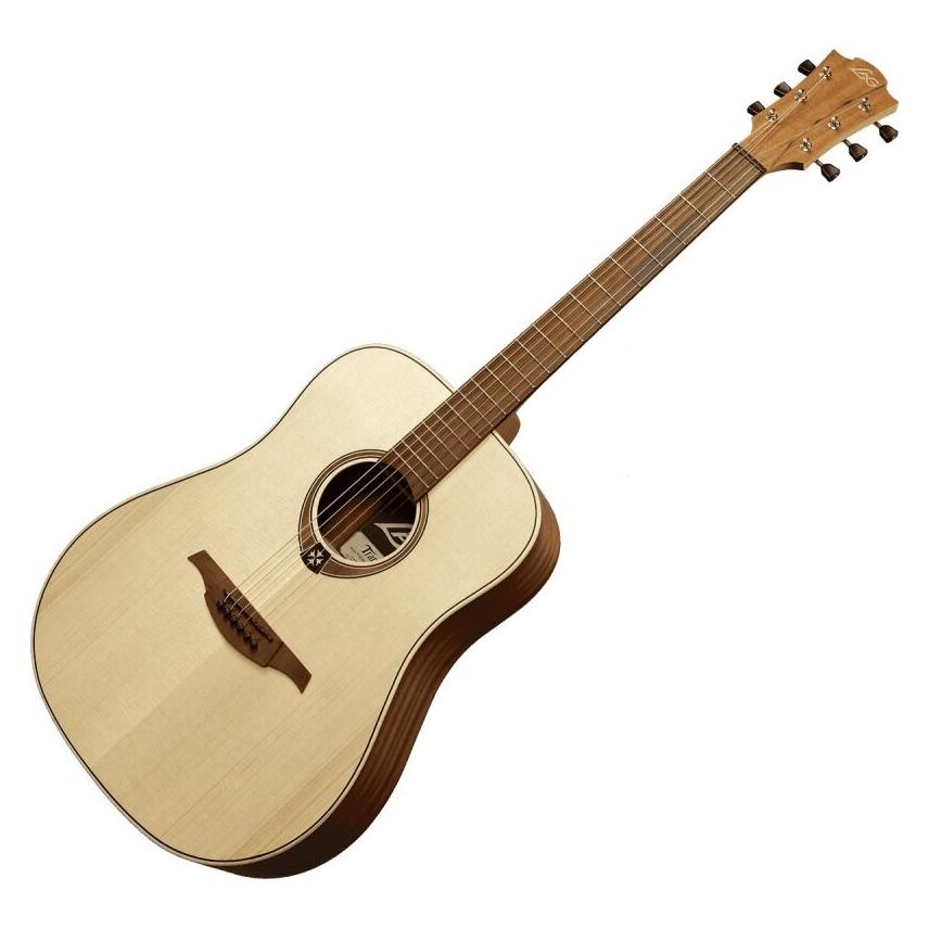 Lâg Guitars LÂG Tramontane T70D Dreadnought (Westerngitarre, Brankowood, Graphite, Mahagoni, Okoume, Sitka Fichte) (GLA T70D-NAT)
