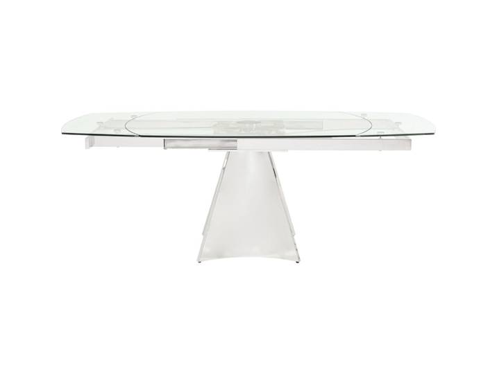 Table à manger 4/8 personnes extensible en verre 137/205