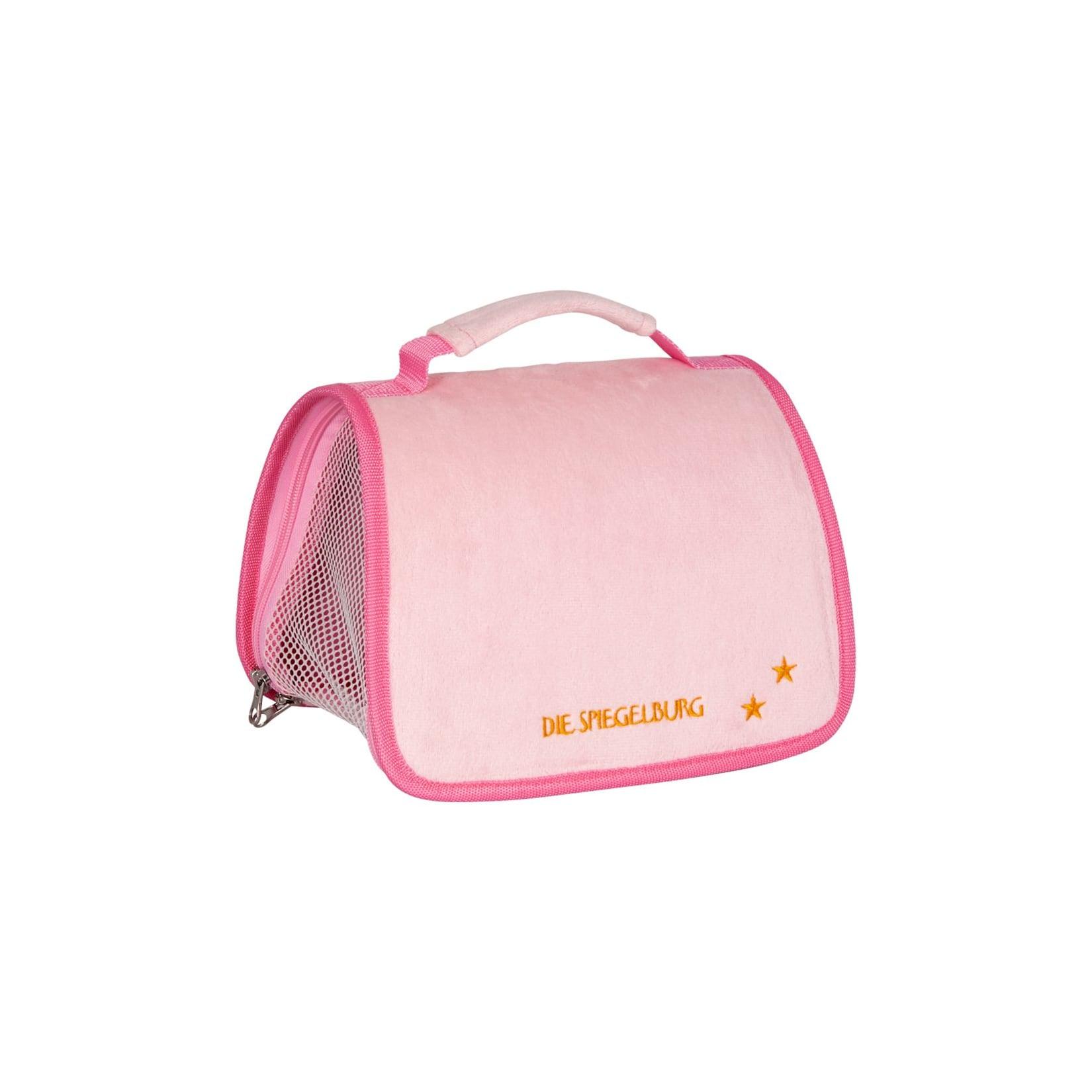 Coppenrath 18300 - Die Spiegelburg - Lustige Tierparade - Reisetasche für Plüschtiere, rosa