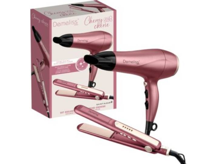 Saint Algue - Sèche Cheveux Set Cherry Cherie + Lisseur