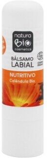 NaturaBIO Cosmetics Nourishing Lip Balm Calendula Bio Plastic 9.5 gr