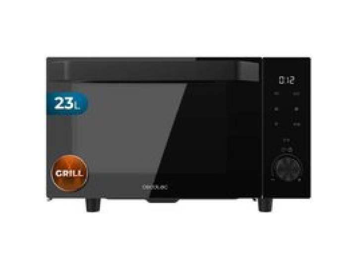 Cecotec Micro-ondes sans Plateau avec Grill Proclean 6140 Flatbed Door. 800W+1000W Grill 23L Porte Rabattable 13 Niveaux