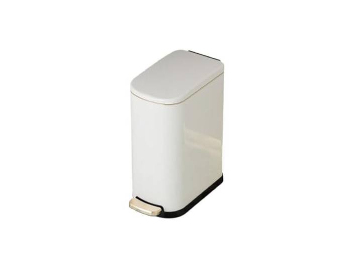 Badezimmer Pedal Abnehmbarer Eimer Körper Mülltonne Büro Wohnzimmer(Weiß)