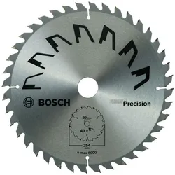 DIY, Sägeblatt, Kreissägeblatt PRECISION D= 254 mm Bohrung= 30 mm Z= 40