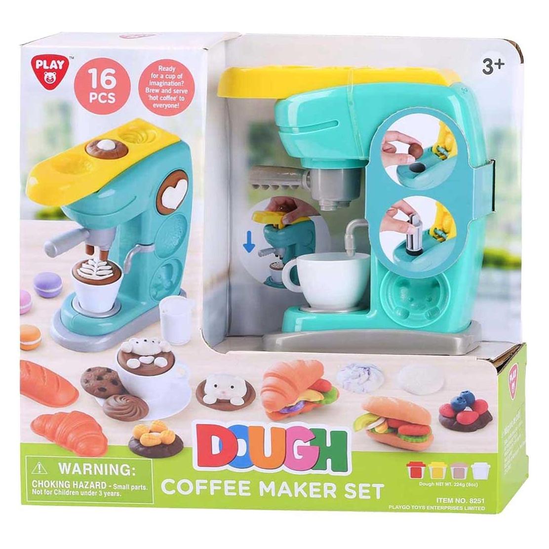 PlayGo Kaffeemaschinen-Tonset - 4 Tontöpfe (65836822)