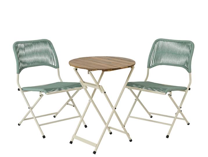 Kaemingk Tavernier Set wicker hellblau