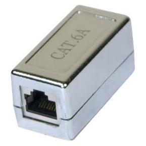 Dexlan Modularadapter, Cat.6A, RJ45 Bu. / RJ45 Bu. Adapter zum Verbinden von 2 Patchkabeln (Netzwerk Kupplung) (1272221)