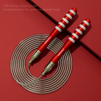 Smart Shopping Spot Pro Speed Jump Rope Adjustable CrossFit Jump Rope For Fitness Cardio Training red