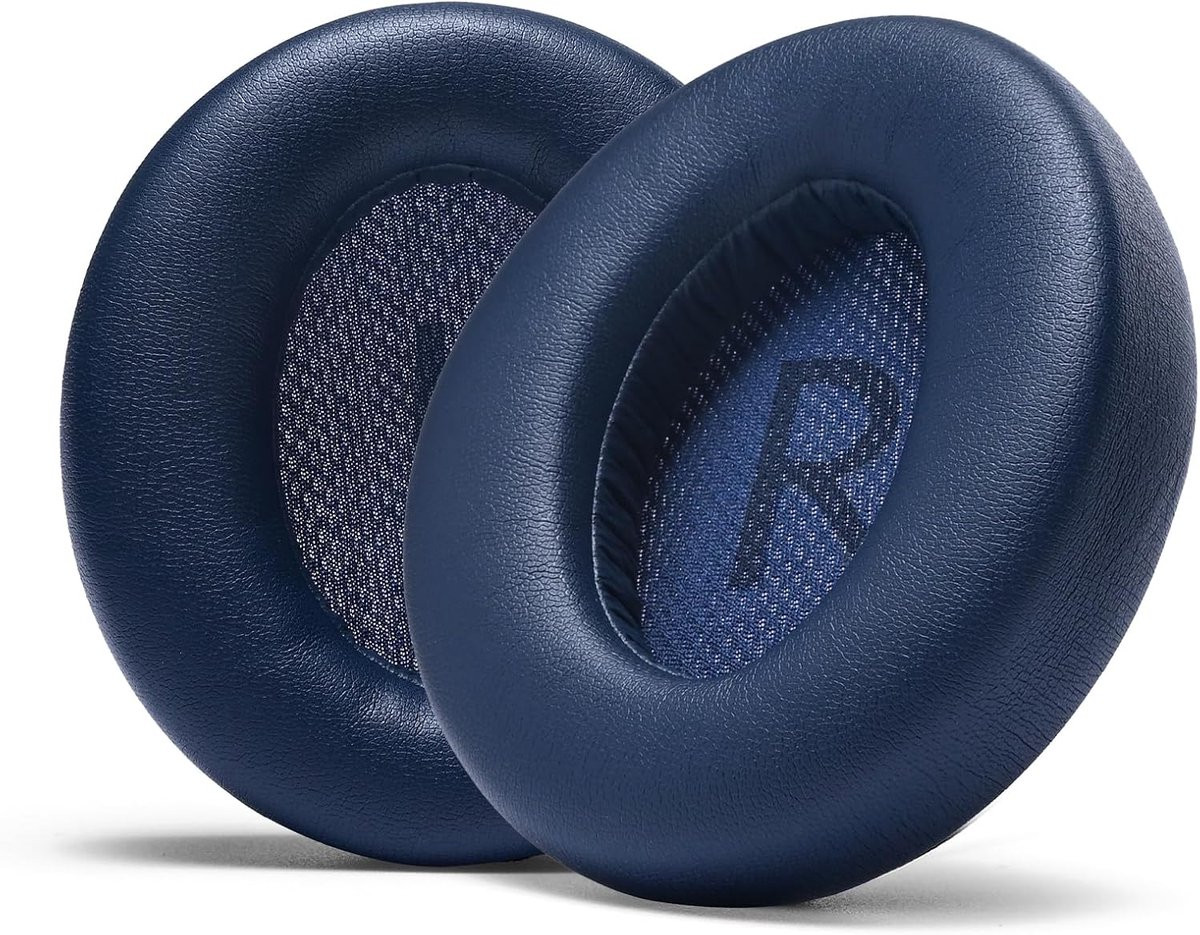 Anker Soundcore Space Q45 vervangende oorkussens met traagschuim en eiwitleer, blauw