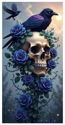 Uplift Picks Haunted Cemetery Halloween Door Cover Banner 07 90x185 Cm
