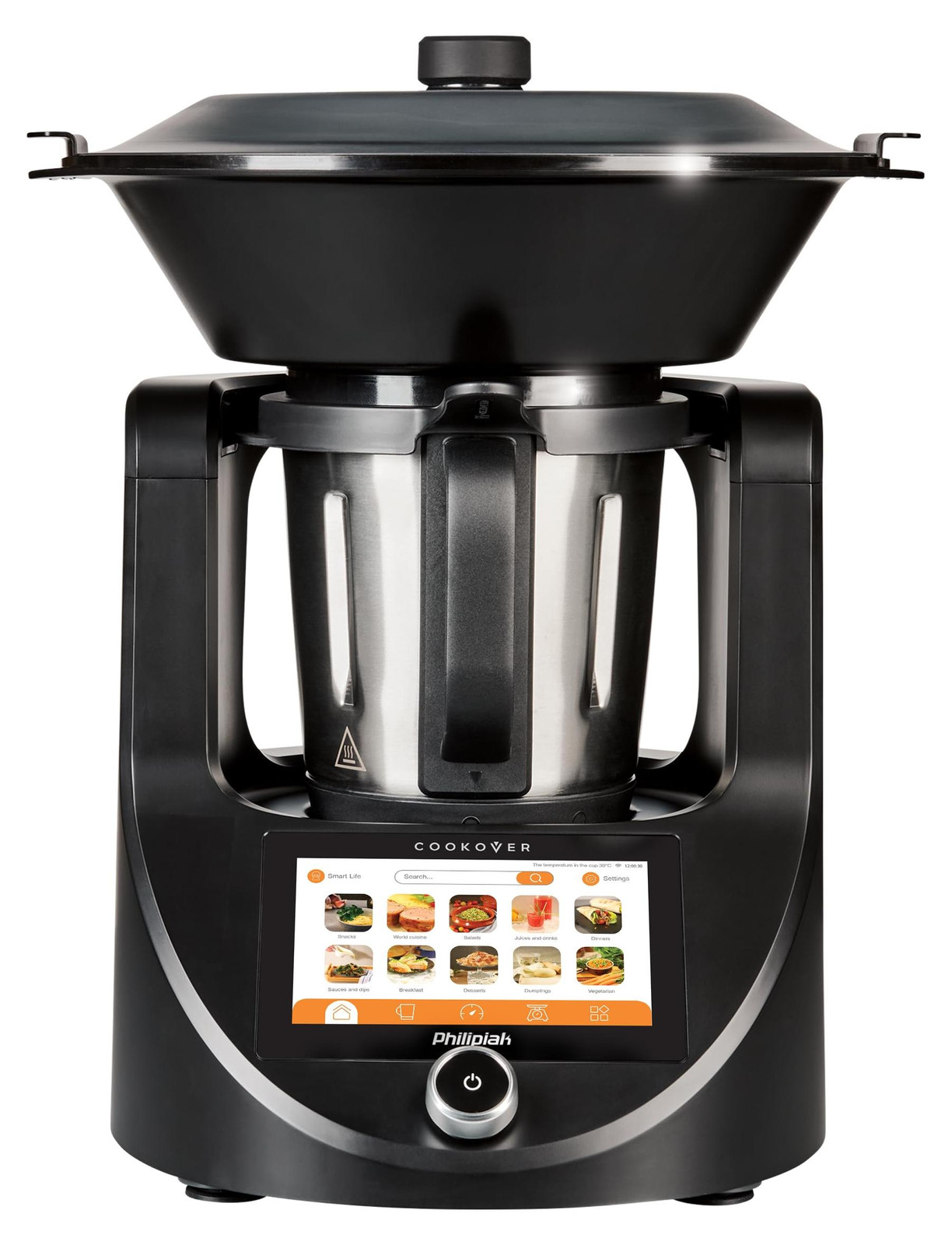 Dripio Keukenmachine met kookfunctie, Wi-Fi, weegschaal en LCD-touchscreen